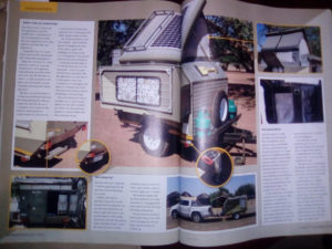 lion's den spread - camping trailer - custom canopies
